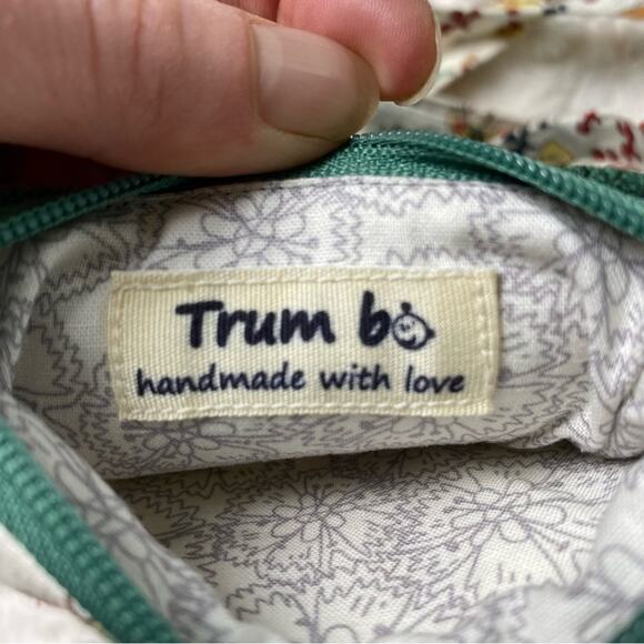 Trum bo Crossbody Bag Purse Wallet Clutch Small Handmade in Vietnam Baseball Cat - Picture 6 of 8